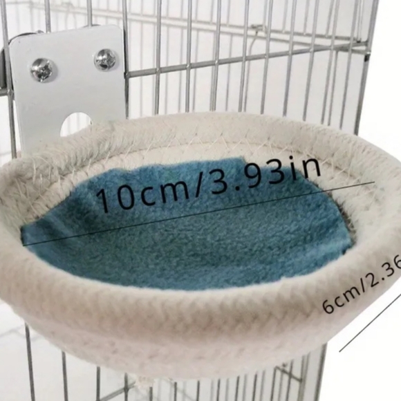 Cozy Cotton Rope Woven Bird Nest - Picture 2 of 3